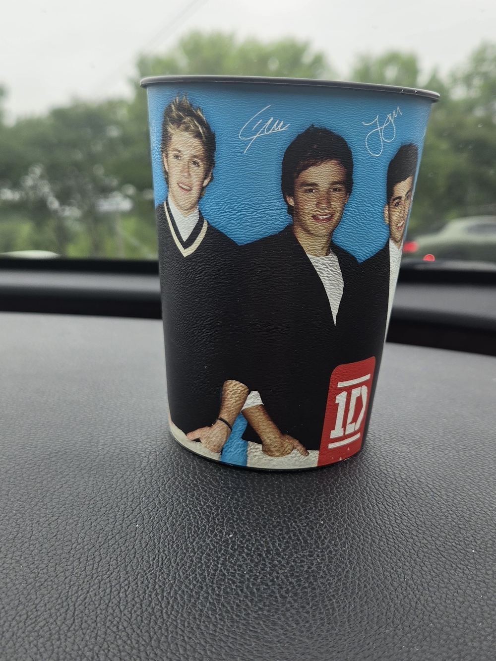 Designware Blue Black One Direction Themed Paper Cup